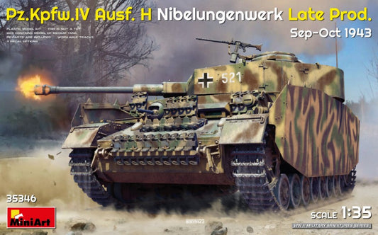 Miniart - PZ.KPFW.IV AUSF. H.NIBELUNGENWERK LATE PROD. (SEP-OCT 1943) KIT 1:35 - Cod. MIN35346