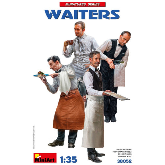 Miniart - CAMERIERI (WAITERS) KIT 1:35 - Cod. MIN38052