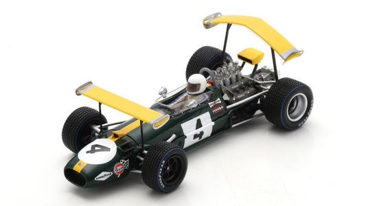 Spark Model - BRABHAM BT26A JACKY ICKX 1969 N.4 6th SPANISH GP 1:43 - Cod. S8315