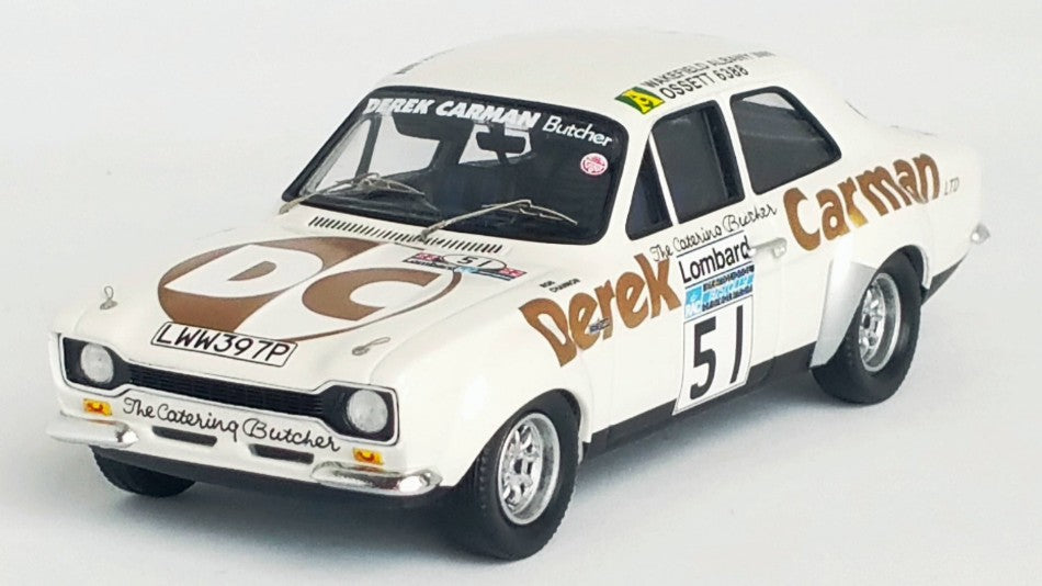 Trofeu - FORD ESCORT MK1 RAC RALLY 1975 DRUMMOND/CHANNON 1:43 - Cod. TFRRUK94