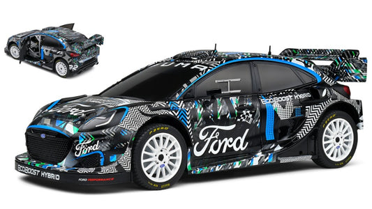 Solido - FORD PUMA RALLY1 N.0 GOODWOOD FESTIVAL OF SPEED 2021 BLACK 1:18 - Cod. SL1809501