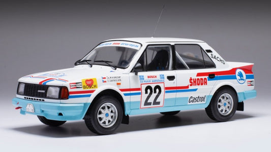 Ixo Model - SKODA 130 LR N.22 RALLY ACROPOLIS 1986KVAIZAR/JANECEK 1:18 - Cod. 18RMC157B