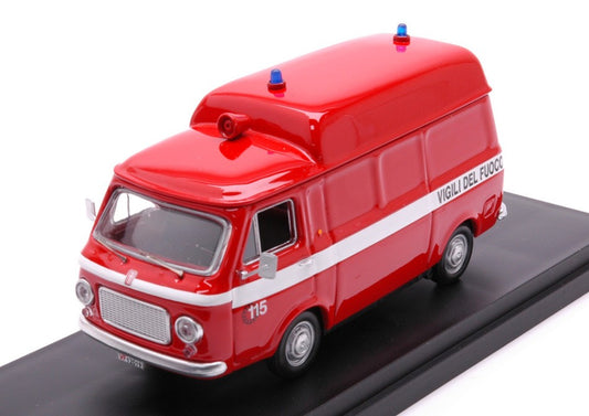 Rio - FIAR 238 AMBULANZA POMPIERI TETTO ALTO 1970 1:43 - Cod. RI4700