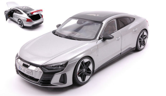 Burago - AUDI RS e-TRON GT 2022 SILVER 1:18 - Cod. BU11050Z