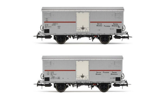 Rivarossi - FS 2-UNIT PACK REFIGERATED WAGONS EP.IV 1:87 - Cod. HR6604