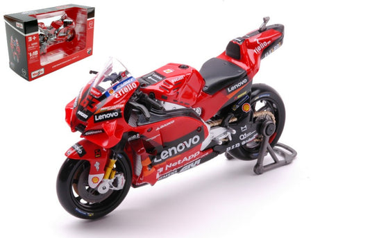 Maisto - DUCATI DESMOSEDICI LENOVO 2022 N.63 FRANCESCO BAGNAIA 1:18 - Cod. MI36391B
