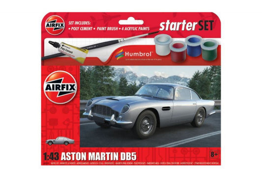 Airfix - ASTON MARTIN DB5 SMALL STARTER SET KIT 1:43 - Cod. A55011
