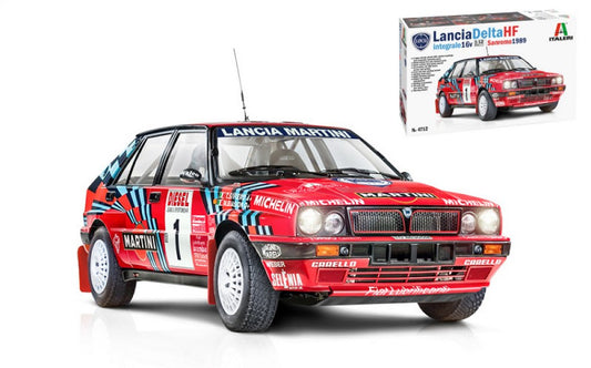Italeri - LANCIA DELTA HF 16V N.1 RALLY SANREMO 1989 M.BIASION-T.SIVIERO 1:12 - Cod. IT4712