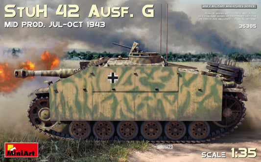 Miniart - STUH 42 AUSF.G MID PROD.(JUL-OCT 1943) KIT 1:35 - Cod. MIN35385