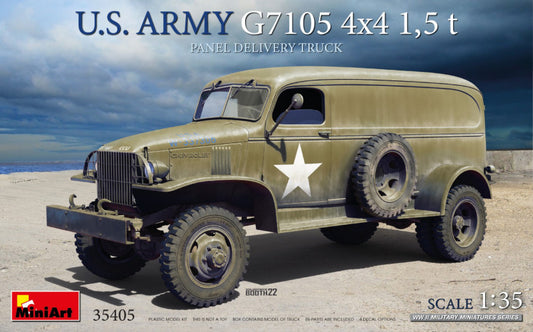 Miniart - U.S. ARMY G7105 4x4 15 t PANEL VAN KIT 1:35 - Cod. MIN35405