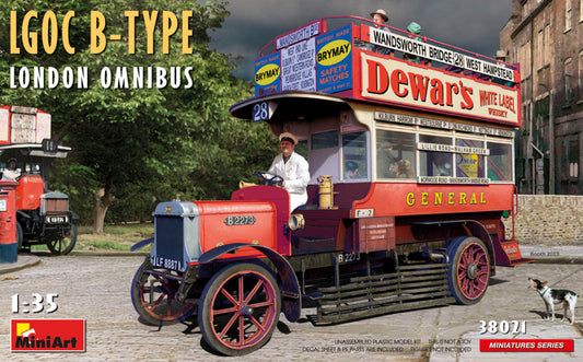 Miniart - LGOC B-TYPE LONDON OMNIBUS KIT 1:35 - Cod. MIN38021
