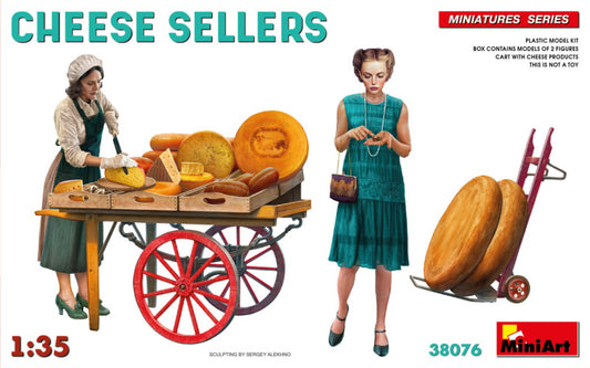 Miniart - CHEESE SELLERS KIT 1:35 - Cod. MIN38076