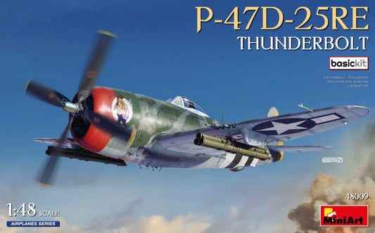 Miniart - P-47D-25RE THUNDERBOLT KIT 1:48 - Cod. MIN48009