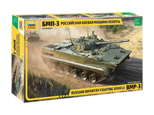 Zvezda - BMP-3 RUSSIAN INFANTRY FIGHTING VEHICLE KIT 1:35 - Cod. Z3649