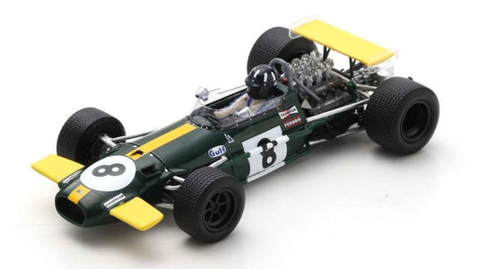 Spark Model - BRABHAM BT26A GRAHAM HILL 1969 N.8 PRACTICE BRITISH GP 1:43 - Cod. S8319