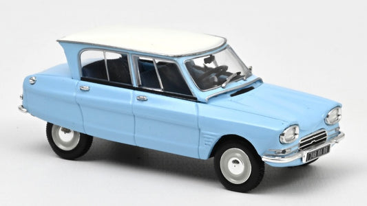 Norev - CITROEN AMI 6 1966 MONTE CARLO BLUE 1:43 - Cod. NV153523