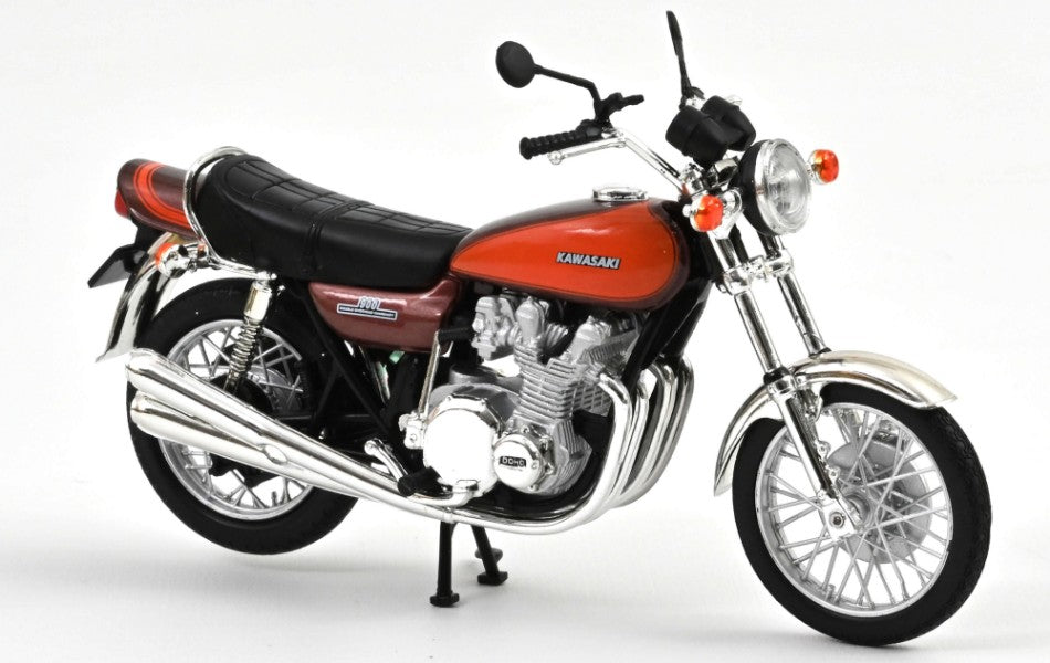 Norev - KAWASAKI Z900 1973 BROWN AND ORANGE 1:18 - Cod. NV182031