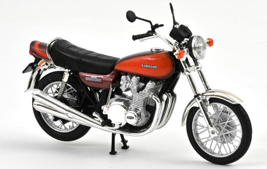 Norev - KAWASAKI Z900 1973 BROWN AND ORANGE 1:18 - Cod. NV182031