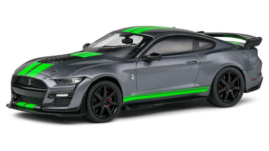 Solido - SHELBY MUSTANG GT500 2020 GREY W/NEON GREEN 1:43 - Cod. SL4311504