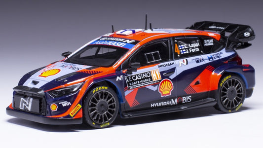 Ixo Model - HYUNDAI i20 N N.4 WRC1 RALLY MONTE CARLO 2023LAPPI/FERM 1:43 - Cod. RAM884