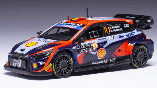 Ixo Model - HYUNDAI i20 N N.11 WRC1 RALLY MONTE CARLO 2023NEUVILLE/WYDAEGHE 1:43 - Cod. RAM882