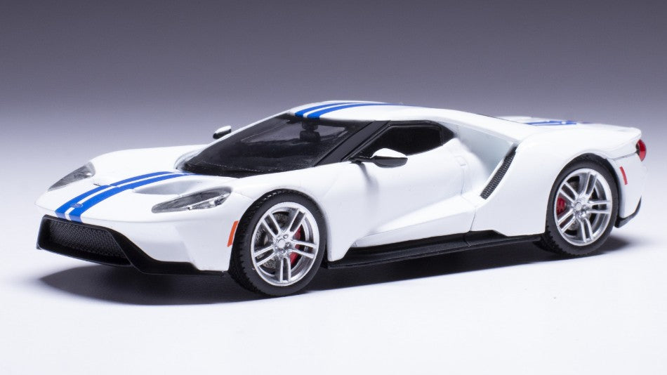 Ixo Model - FORD GT HELLCAT 2017 WHITE/BLUE 1:43 - Cod. CLC536