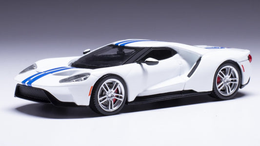 Ixo Model - FORD GT HELLCAT 2017 WHITE/BLUE 1:43 - Cod. CLC536