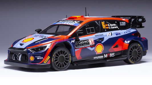 Ixo Model - HUYNDAI i20 N N.6 WRC1 RALLY MONTE CARLO 2023 SORDO/CARRERA 1:18 - Cod. 18RMC153B