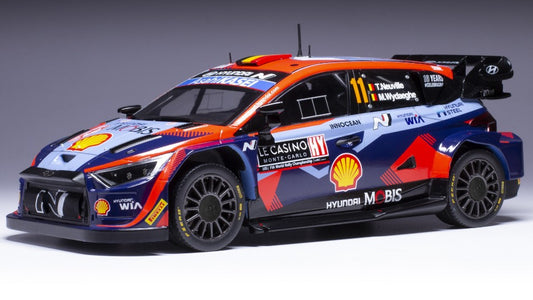 Ixo Model - HYUNDAI i20 N N.11 WRC1 RALLY MONTE CARLO 2023 NEUVILLE/WYDAEGHE 1:18 - Cod. 18RMC153A