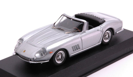 Best Model - FERRARI 275 GTB/4 NART SPYDER 1967 GREY METALLIC 1:43 - Cod. BT9847