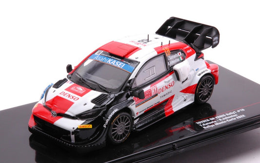 Ixo Model - TOYOTA GR YARIS N.18 RALLY MONTE CARLO 2022 KATSUTA/JOHSTON 1:43 - Cod. RAM834