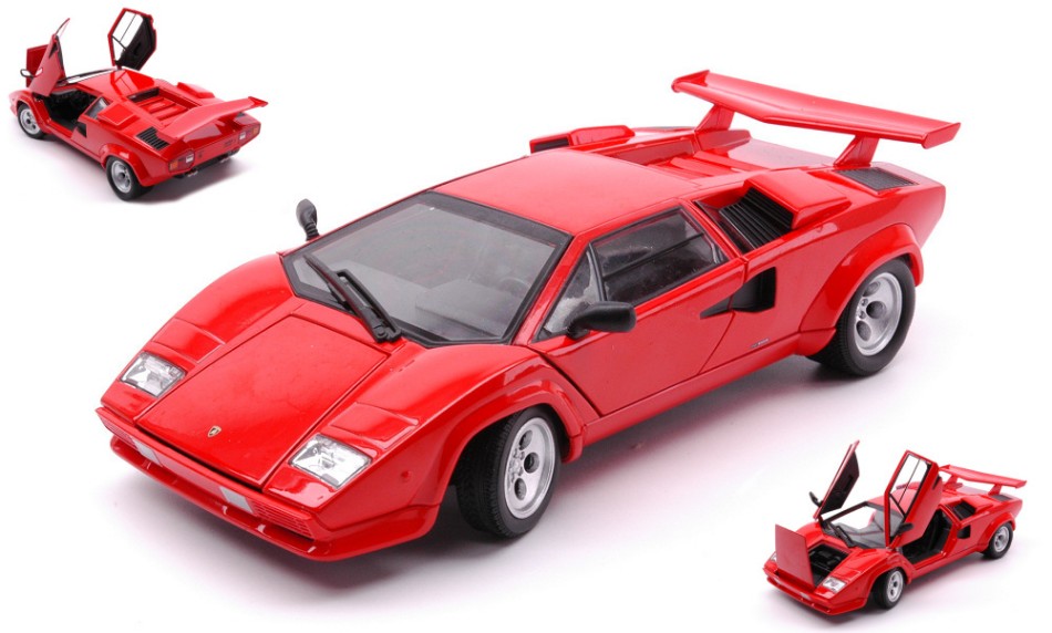 Welly - LAMBORGHINI COUNTACH LP 5000 S RED 1:24 - Cod. WE24112R