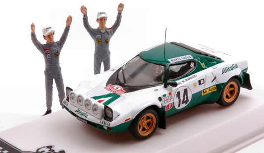 Ixo Model - LANCIA STRATOS HF N.14 WINN.RALLY MONTE C.1975 W/FIG.MUNARI/MANNUC.1:43 - Cod. SPRM001-75