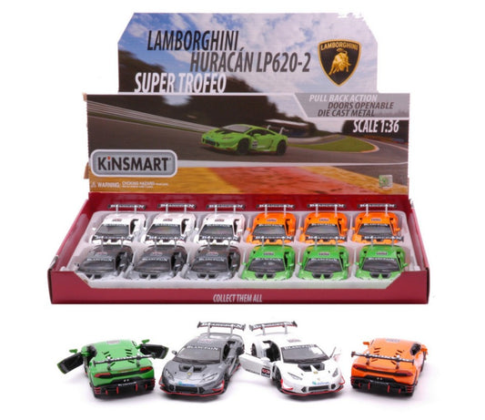 Kinsmart - LAMBORGHINI HURACAN LP620-2 SUPER TROFEO 1:36 - Cod. KT5389