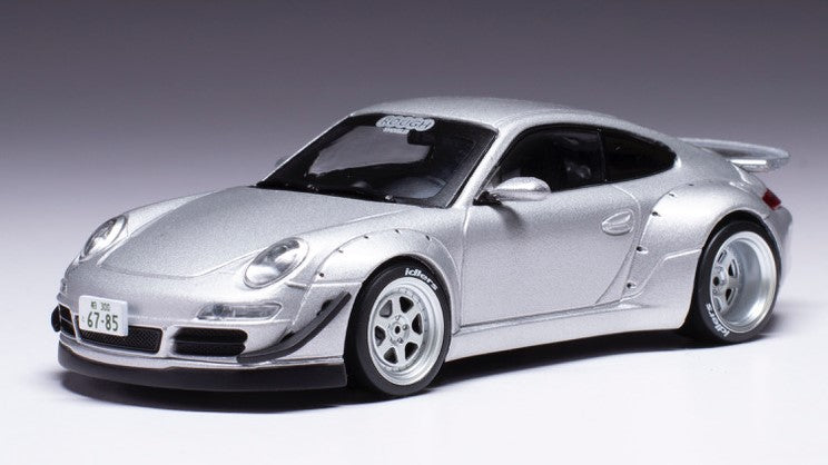 Ixo Model - PORSCHE RWB 997 SILVER 1:43 - Cod. MOC337