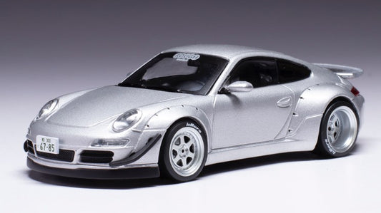 Ixo Model - PORSCHE RWB 997 SILVER 1:43 - Cod. MOC337