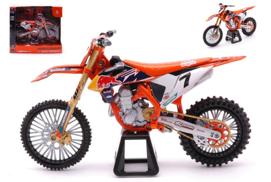 New Ray - KTM RED BULL 450 SX-F N.7 AARON PLESSINGER 1:12 - Cod. NY58363