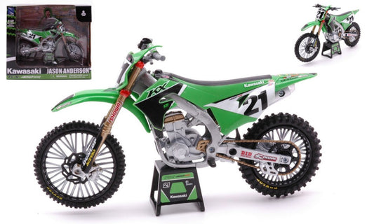 New Ray - KAWASAKI KX 450 SR N.21 JASON ANDERSON 1:12 - Cod. NY58413