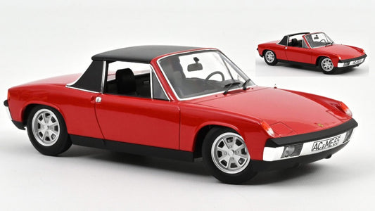 Norev - VW-PORSCHE 914 1.7 1972 RED 1:18 - Cod. NV187690