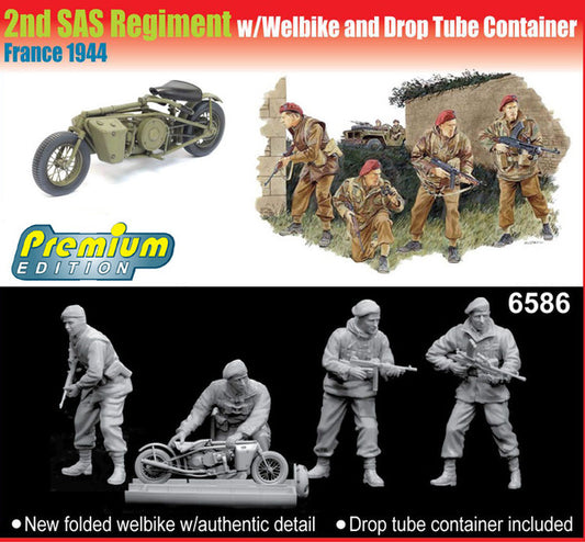 Dragon - 2nd SAS REGIMENT W/WELBIKE KIT 1:35 - Cod. D6586