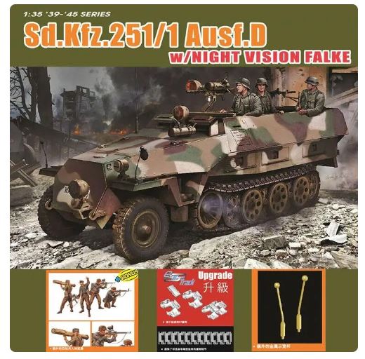 Dragon - Sd.Kfz.251/1 Ausf.D W/NIGHT CISION FALKE KIT 1:35 - Cod. D6984