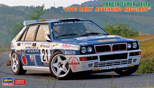 Hasegawa - LANCIA SUPER DELTA 1993 RALLY APPENNINO REGGIANO KIT 1:24 - Cod. HA20648