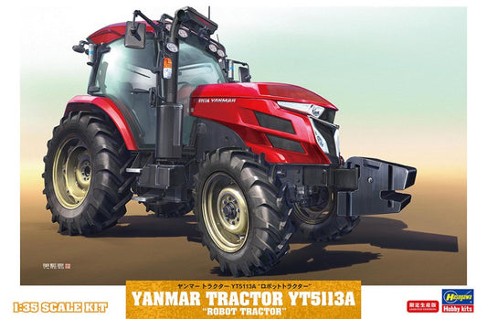 Hasegawa - YANMAR TRACTOR YT5113A ROBOT TRACTOR KIT 1:35 - Cod. HA66108