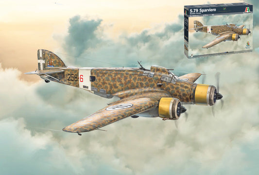 Italeri - S.79 SPARVIERO BOMBER VERSION KIT 1:72 - Cod. IT1412