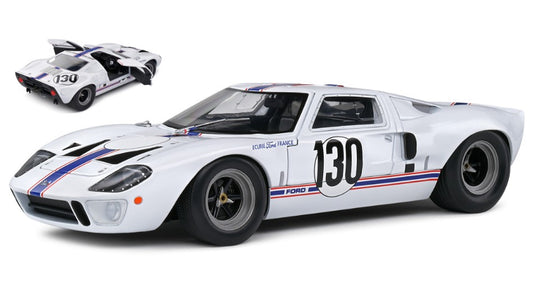 Solido - FORD GT40 MKI N.130 TARGA FLORIO 1967 H.GREDER-J.M.GIORGI 1:18 - Cod. SL1803009