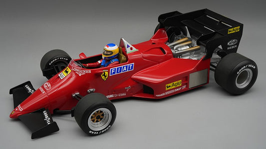 Tecnomodel - FERRARI 126 C4-M2 PRESENTATION 1984 M.ALBORETO W/DRIVER 1:18 - Cod. TMD18316C