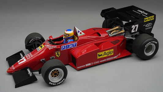 Tecnomodel - FERRARI 126 C4-M2 N.27 2nd EUROPEAN GP 1984 M.ALBORETO W/DRIVER 1:18 - Cod. TMD18316B