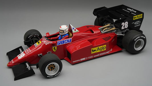 Tecnomodel - FERRARI 126 C4-M2 N.28 EUROPEAN GP 1984 R.ARNOUX W/DRIVER 1:18 - Cod. TMD18316A
