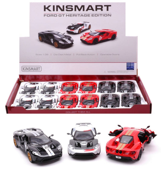 Kinsmart - FORD GT HERITAGE EDITION COL.ASS.1:38 - Cod. KT5448D