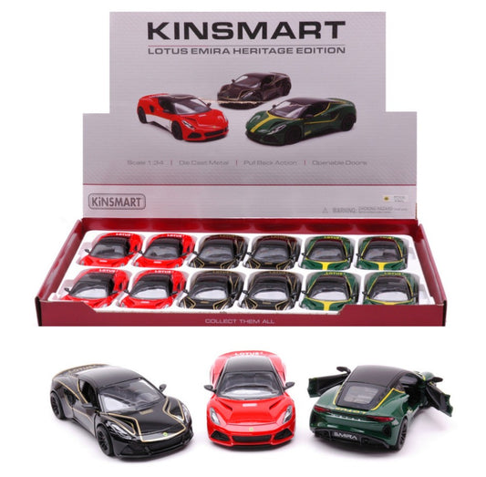Kinsmart - LOTUS EMIRA HERITAGE EDITION COL.ASS.1:34 - Cod. KT5456D